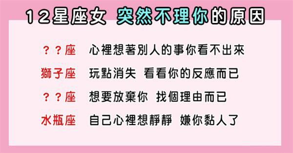 天秤女不讀不回絕對沒生氣 12星座 已讀不回 主因曝光 Qztay